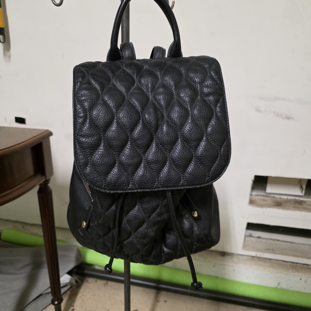 Vera Bradley Black Textured Backpack